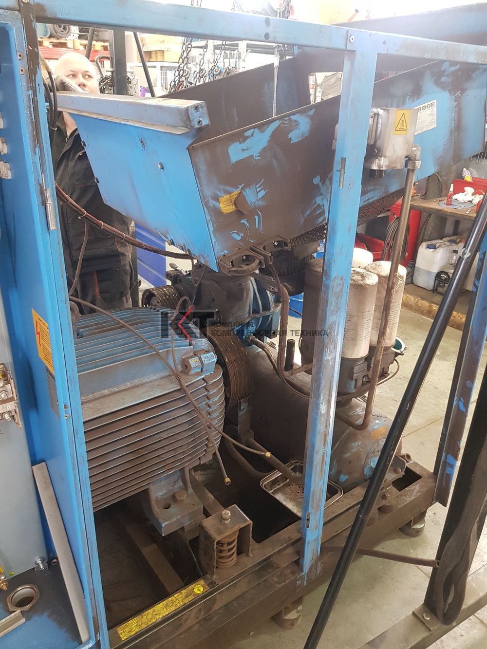 Ремонт винтового компрессора BOGE S150