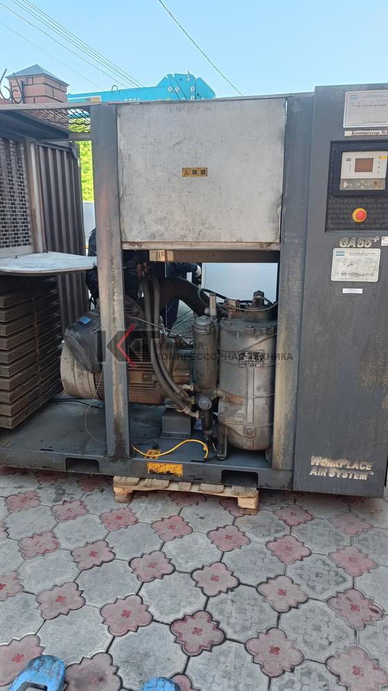 Ремонт винтового компрессора Atlas Copco GA55+