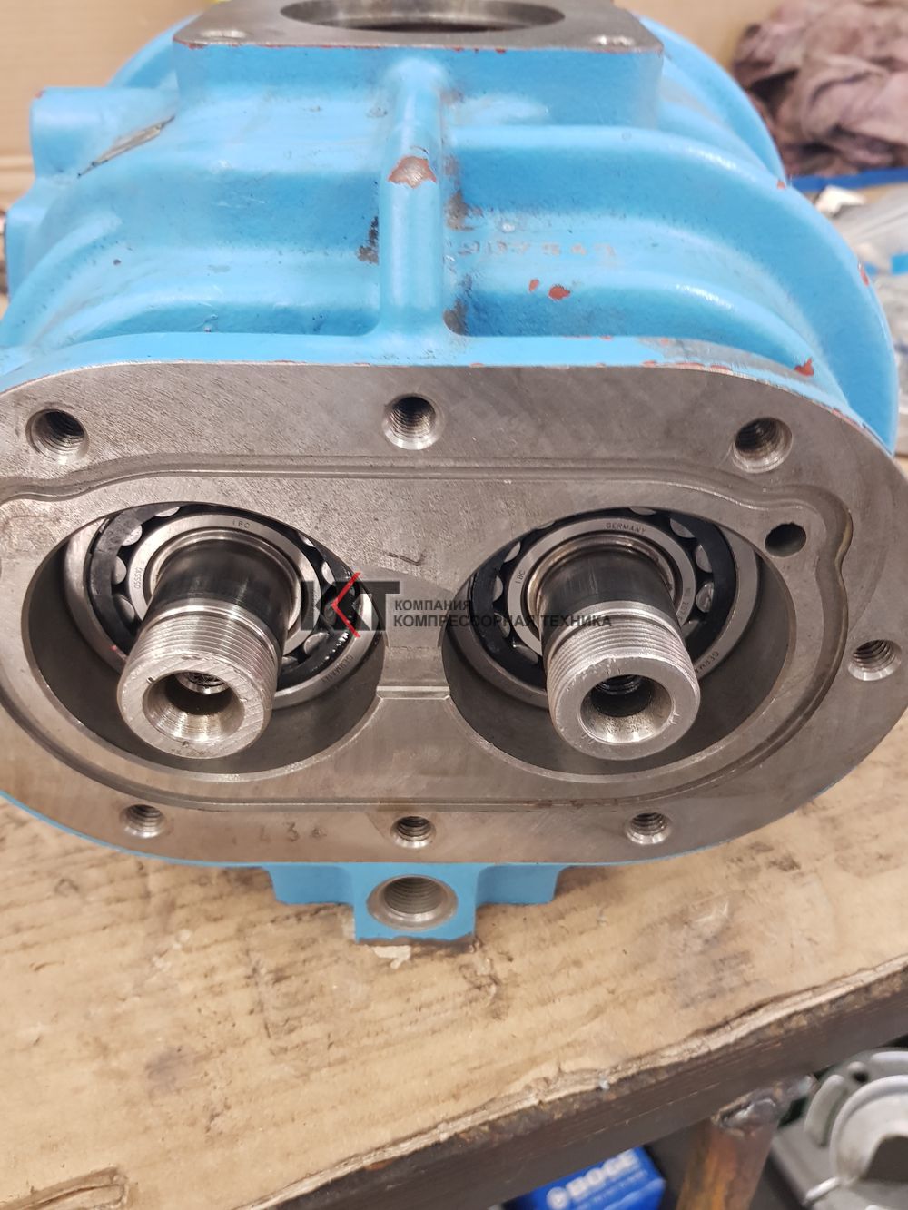 Ремонт винтового блока BOGE BS 60-2